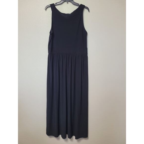 Nic & Dom Long Black Sequined Sleeveless Maxi Dress Plus Size 2x - Picture 2 of 8